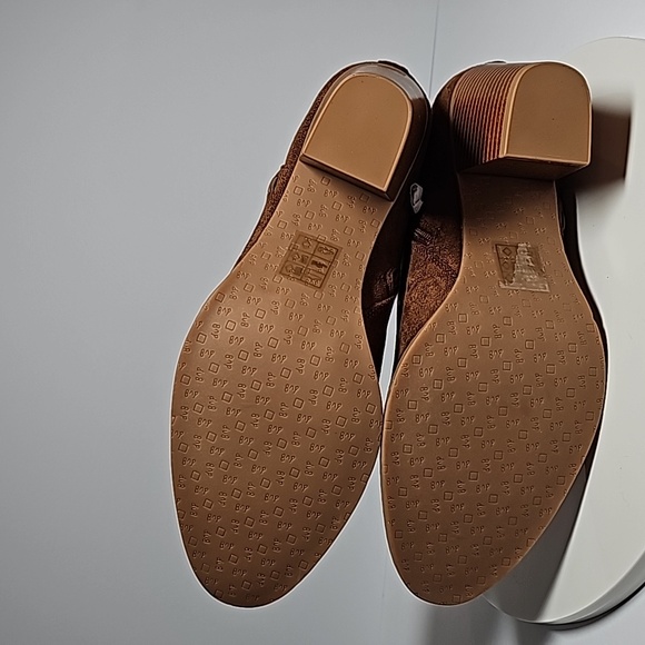 Dolce Vita DV Jace Booties Ankle Boot Block Heel Pointed Toe Faux Suede Brown 10 - Picture 14 of 14